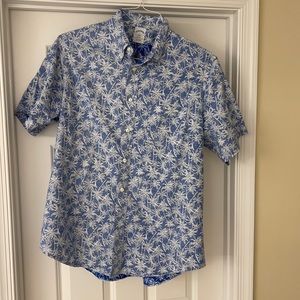 BB regent fit button down short sleeve shirt